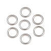 304 Stainless Steel Closed Jump Rings STAS-G393-06P-08-1