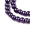 Baking Painted Pearlized Glass Pearl Round Bead Strands HY-Q003-10mm-20-3