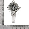 Natural Sesame Jasper Big Pendants G-G466-02P-14-3