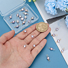 24Pcs 2 Colors Natural Cultured Freshwater Pearl Two Sides Polished Charms PALLOY-ME00012-3