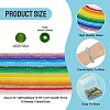 19 Stands 19 Colors Transparent Glass Beads Strands EGLA-TA0013-41-4