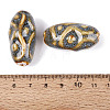 Vintage Handmade Porcelain Beads PORC-Q008-12A-4