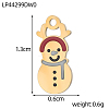 Christmas 304 Stainless Steel with Enamel Charms SA-OY003-80G-2