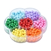 490Pcs 7 Colors Opaque Acrylic Beads SACR-YW0001-49-7