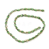 Electroplate Glass Beads Strands EGLA-K015-12C-2