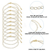 Brass Cable Chain Bracelets for Women BJEW-BM00008-6