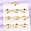 304 Stainless Steel Cuff Open Rings for Women GG-CBA7994-03G-1