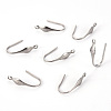 316 Stainless Steel Stud Earring Hooks STAS-Q239-015-4