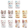 10Pcs 5 Colors Electroplate Opaque Resin Beads RESI-CJZ0001-12-1