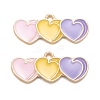 Alloy Enamel Pendants ENAM-O048-01KCG-E-1