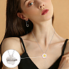 4Pcs 2 Colors 925 Sterling Silver Pin to Pendant Converter STER-BBC0009-17C-5