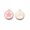 Alloy Enamel Pendants ENAM-S115-148B-3