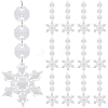30Pcs Acrylic Pendants TACR-SP0001-01-1