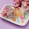 300Pcs 6 Style Transparent Acrylic Bead Caps TACR-CD0001-03-5