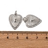 Brass Micro Pave Cubic Zirconia Pendants KK-P308-09P-3