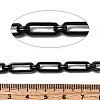 304 Stainless Steel Rectangle Link Chains CHS-S012-26B-B-2