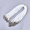 Waxed Cord Necklace Making LS-NCOR-T003-05-1