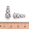 Tibetan Style Alloy Bead Cone TIBEB-00821-AS-R-4