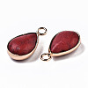 Synthetic Turquoise Pendants G-S359-279D-3