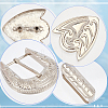 Belt Zinc Alloy Buckle Sets FIND-GF0009-33-6