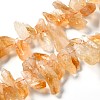 Rough Raw Natural Citrine Beads Strands G-G010-14-1