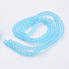 Transparent Glass Bead Strands GLAA-S031-6mm-2-2