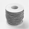 304 Stainless Steel Twist Chains CHS-R004-0.6mm-2