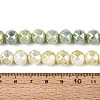 Anti-Tarnish Electroplate Glass Beads Strands GLAA-N010-10mm-12-2
