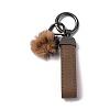 Plush & Imitation Leather Keychain KEYC-K023-01B-02-1