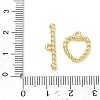Brass Toggle Clasps KK-CBA42CA-01D-G-4
