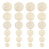   60Pcs 6 Styles Brass Connector Charms KK-PH0005-37G-1