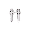 Tibetan Style Alloy Pendants TIBE-S108-108T-AS-RS-1