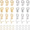 20Pcs 2 Color 304 Stainless Steel Clip-on Earring Findings STAS-UN0038-43-1