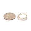 Brass Cuff Rings for Women RJEW-JR00811-3