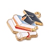 Graduation Season Alloy Enamel Pendants ENAM-R147-08B-G-2