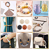 50Pcs 5 Colors Food Grade Eco-Friendly Silicone Focal Beads SIL-PH0001-27-6