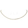2MM 304 Stainless Steel Cable Chain Singapore Chain Necklaces for Women NJEW-JN05558-2
