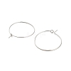 Brass Hoop Earring Findings KK-R112-038C-2