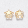 Spray Painted Glass Beads LS-GLAA-R211-04-D03-2