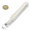 Handmade Macrame Cotton Threads Wrist Strap Pendant Decoration HJEW-JM02720-02-3