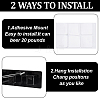 4 Bags Acrylic Wall-Mounted Display Races for Eyeglasses ODIS-GO0001-20-4