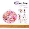70G 10 Styles Handmade Polymer Clay Sprinkles Mix CLAY-SW0001-03A-4