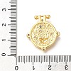 Brass Micro Pave Cubic Zirconia Pendants KK-H507-01G-3