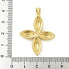 Rack Plating Brass Micro Pave Clear Cubic Zirconia Pendants KK-Z067-19G-3