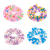 Cheriswelry 4 Strands 4 Style Handmade Polymer Clay Beads CLAY-CW0001-05-2
