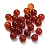Natural Carnelian Sphere Beads G-H359-02G-8mm-1