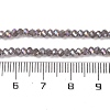 Baking Electroplate Glass Beads Strands LS-DGLA-A039-J2MM-B06-4
