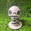 Halloween Theme Skull Snail Resin Display Decorations PW-WG7B7FE-01-2