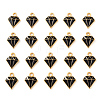 20Pcs Light Gold Alloy Enamel Charms ENAM-YW0001-36B-1