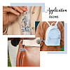 3Pcs Zinc Alloy Keychains KEYC-FH0001-74-5